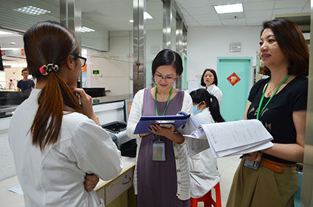 广州现代医院进行全院5月例行JCI稽核