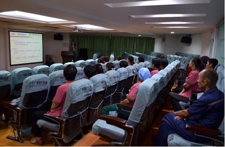广州现代医院组织2016年度全院保洁员院感知识培训